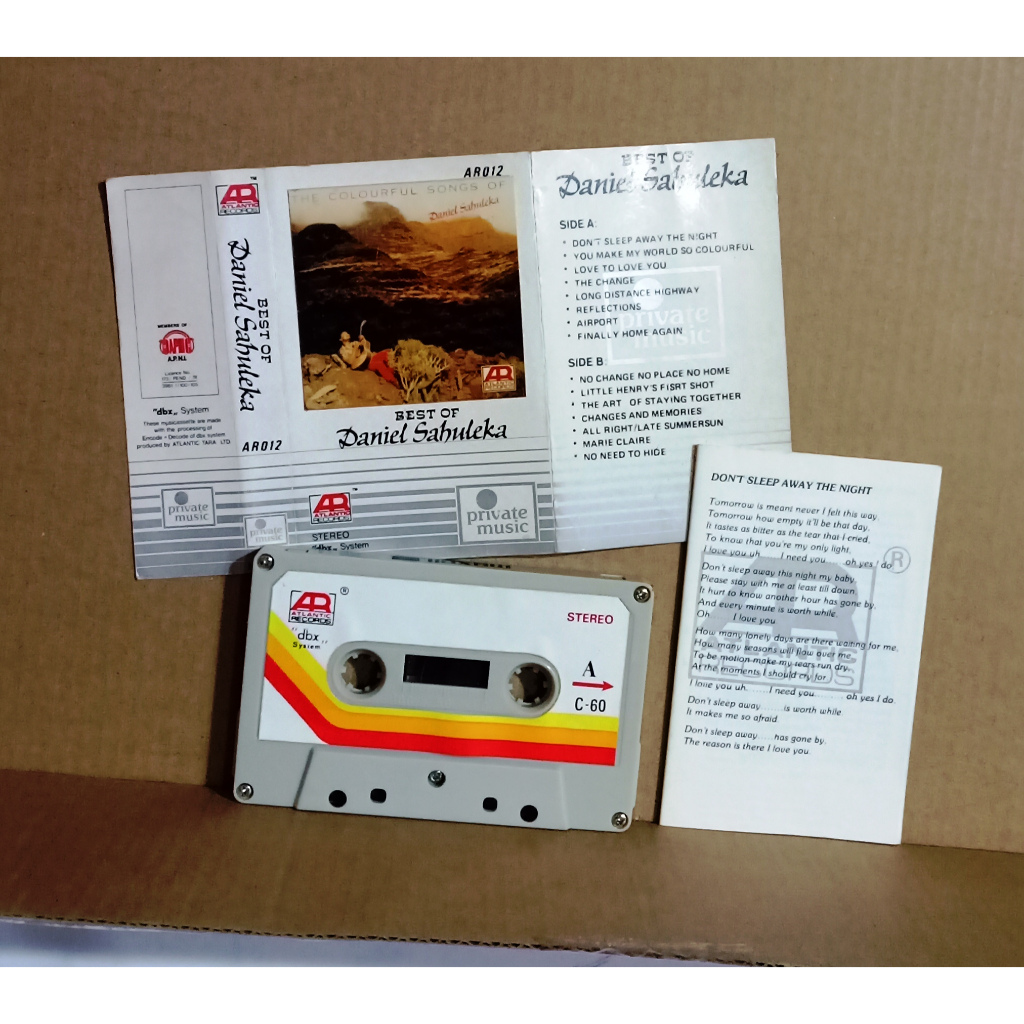 DANIEL SAHULEKA - BEST OF - Kaset