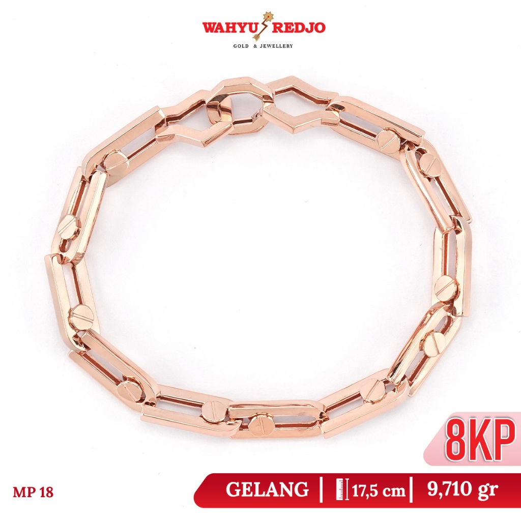 Gelang Rantai Emas Kadar 8Kp Wahyu Redjo