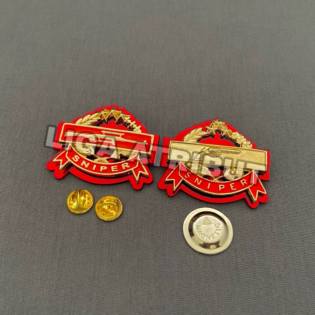 PIN SNIPER / BREVET SNIPER / PIN SNIPER POLRI / BREVET SNIPER POLRI / PIN SNIPER PANJANG / PIN SNIPE