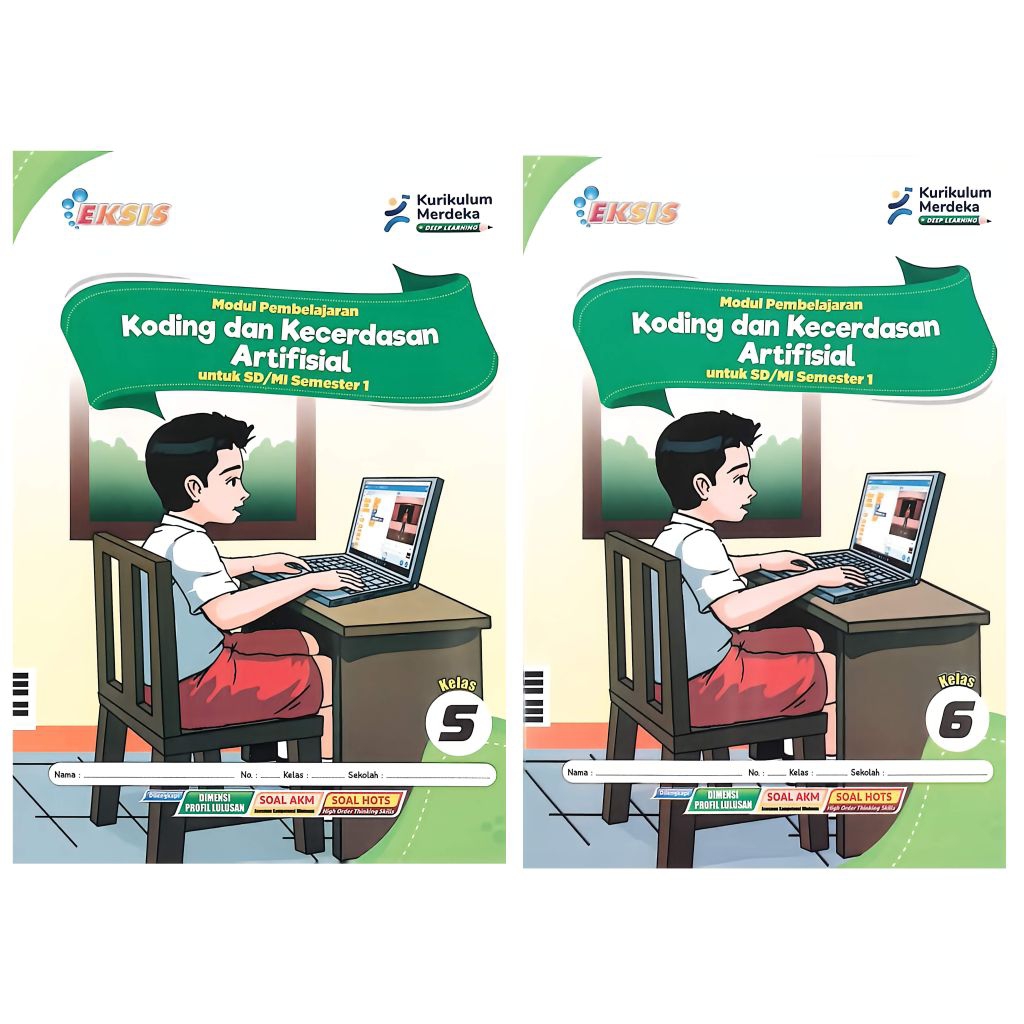 LKS EKSIS KURMER SD MI KODING DAN KECERDASAN ARTIFISIAL KELAS 5 6 SEMESTER 1 GANJIL KURIKULUM MERDEK