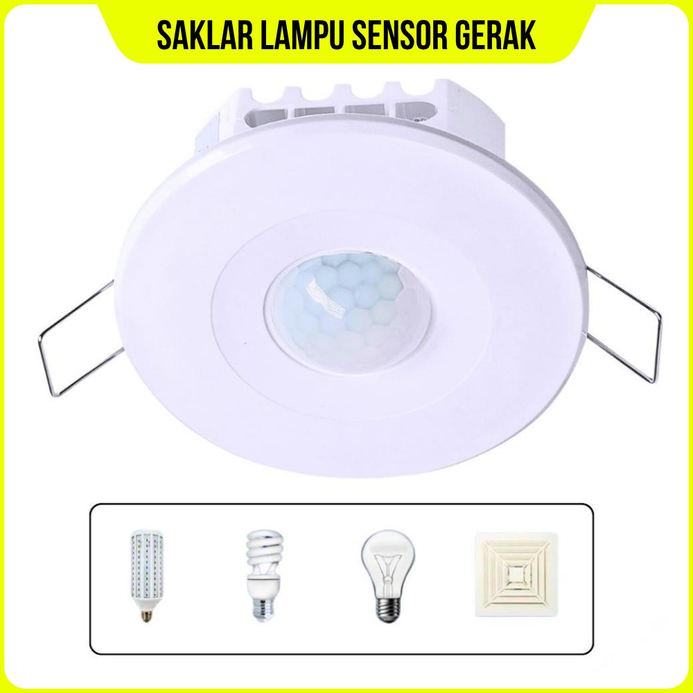 Saklar Lampu Sensor Gerak Ceiling Plafond Sensor Gerak Cahaya Tipe Sensor Radar