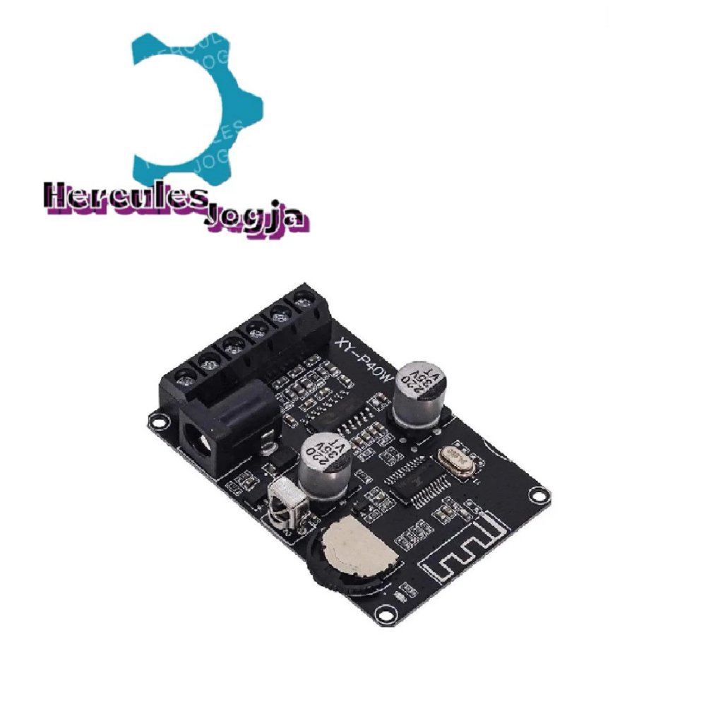 XY-P40W 2x40W Class-D Stereo Bluetooth 5.0 Remote Digital Amplifier