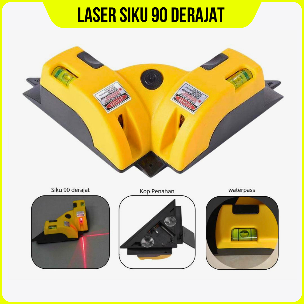 Laser Siku Sudut Leveling 90 Derajat Laser Alat Ukur Sudut 90 LV 01 Laser Waterpass