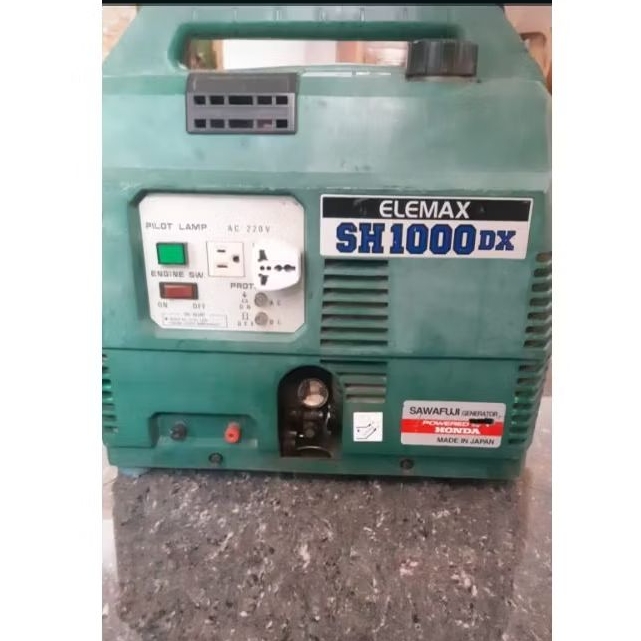 mesin genset Honda ELEMAX SH 1000 DX second