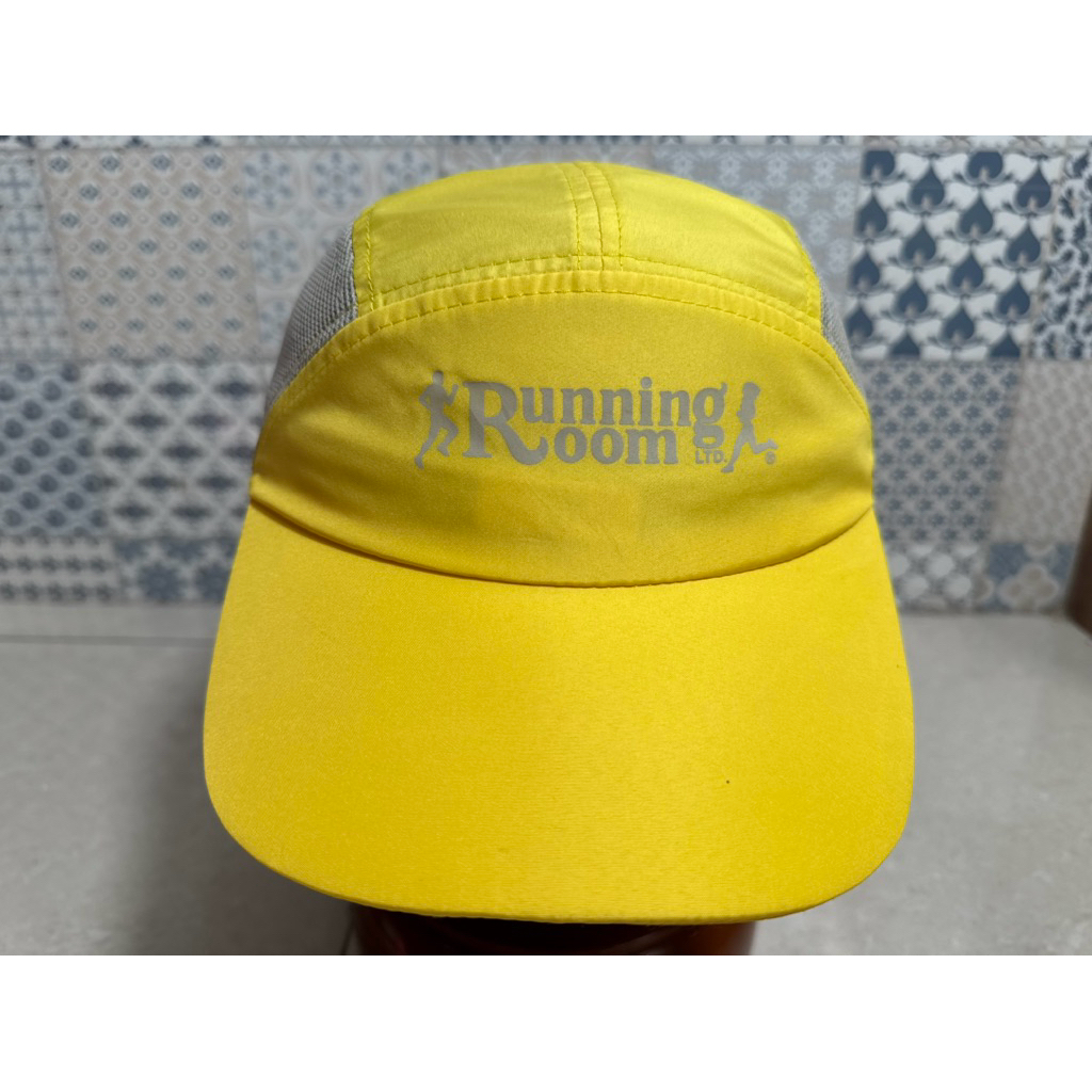 Topi Second Brand Branded 5Panel Running Room Original Full Tag Kuning