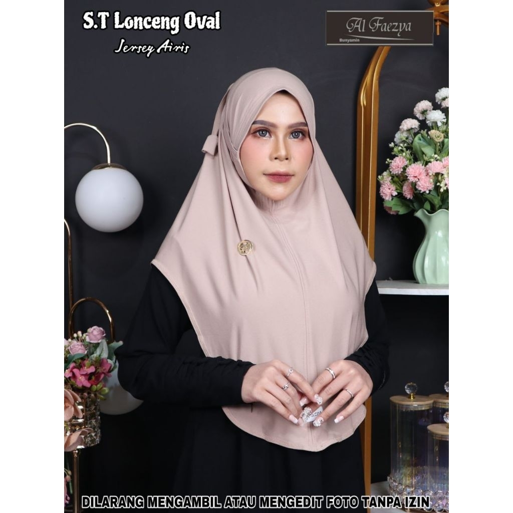 BERGO TALI YUKI size M JERSEY AIRIS BY AL FAEZYA HIJAB