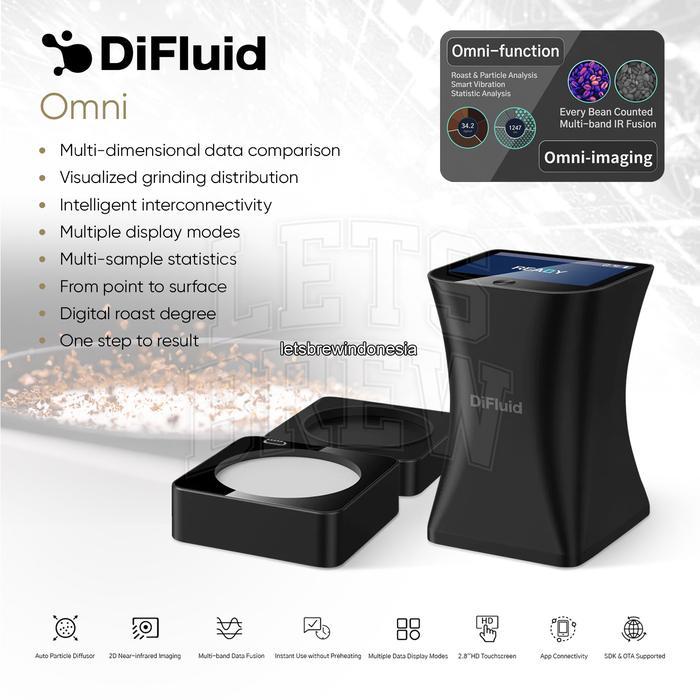 Difluid Omni Coffee Color Meter & Particle Analyzer
