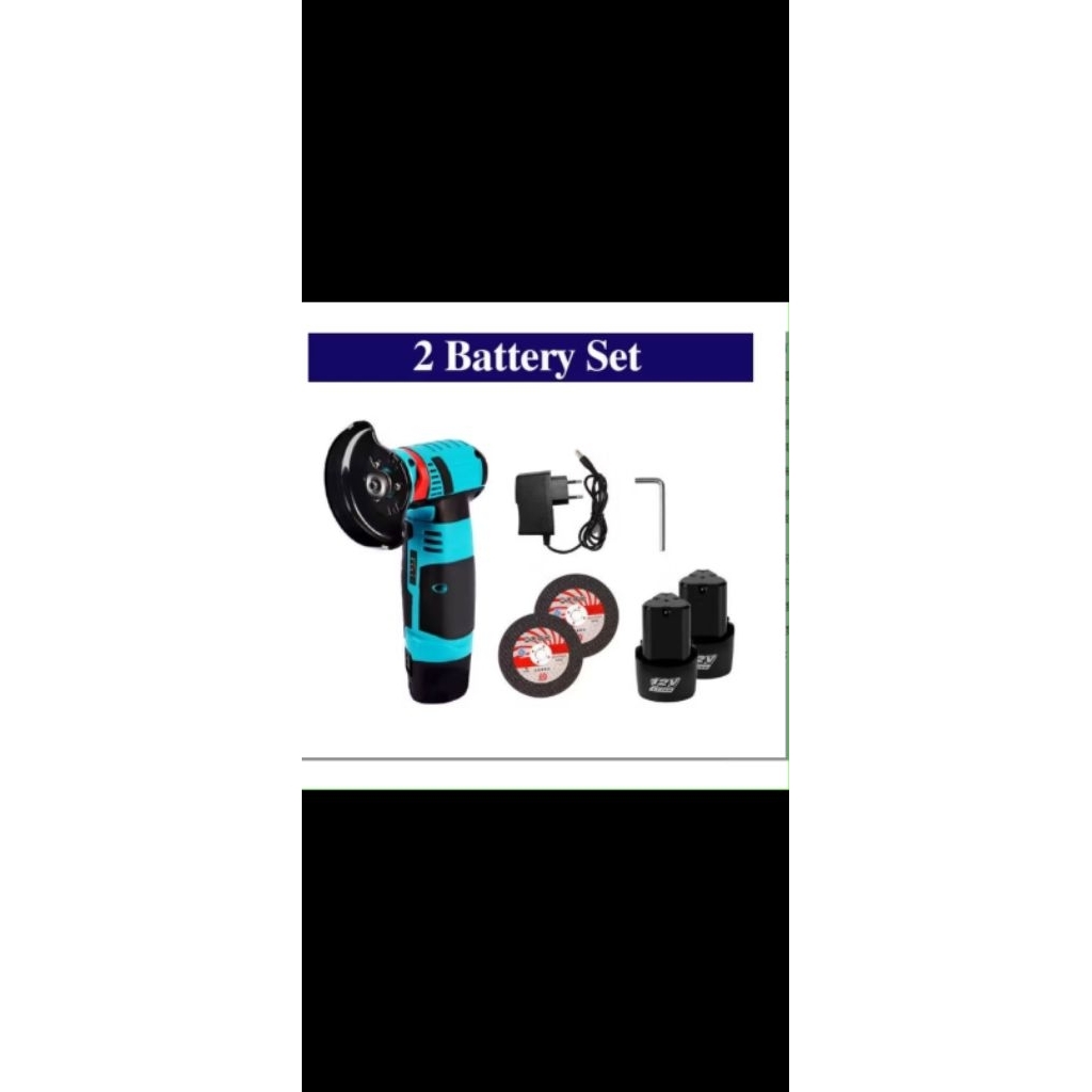 Gerinda Cas 3 inch 2 Baterai 12 volt