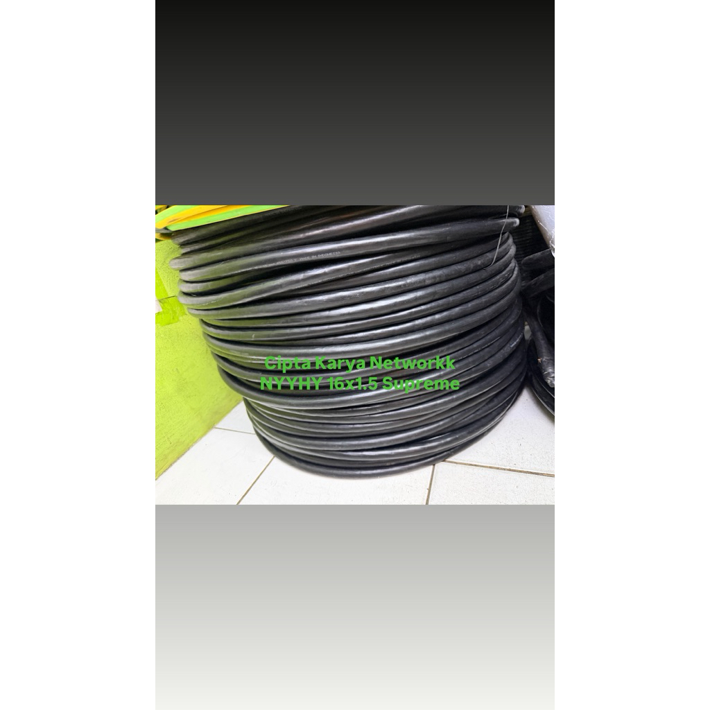 Kabel Supreme NYYHY 16x1.5 Serabut / Kabel Serabut Supreme 16x1.5mm flexible