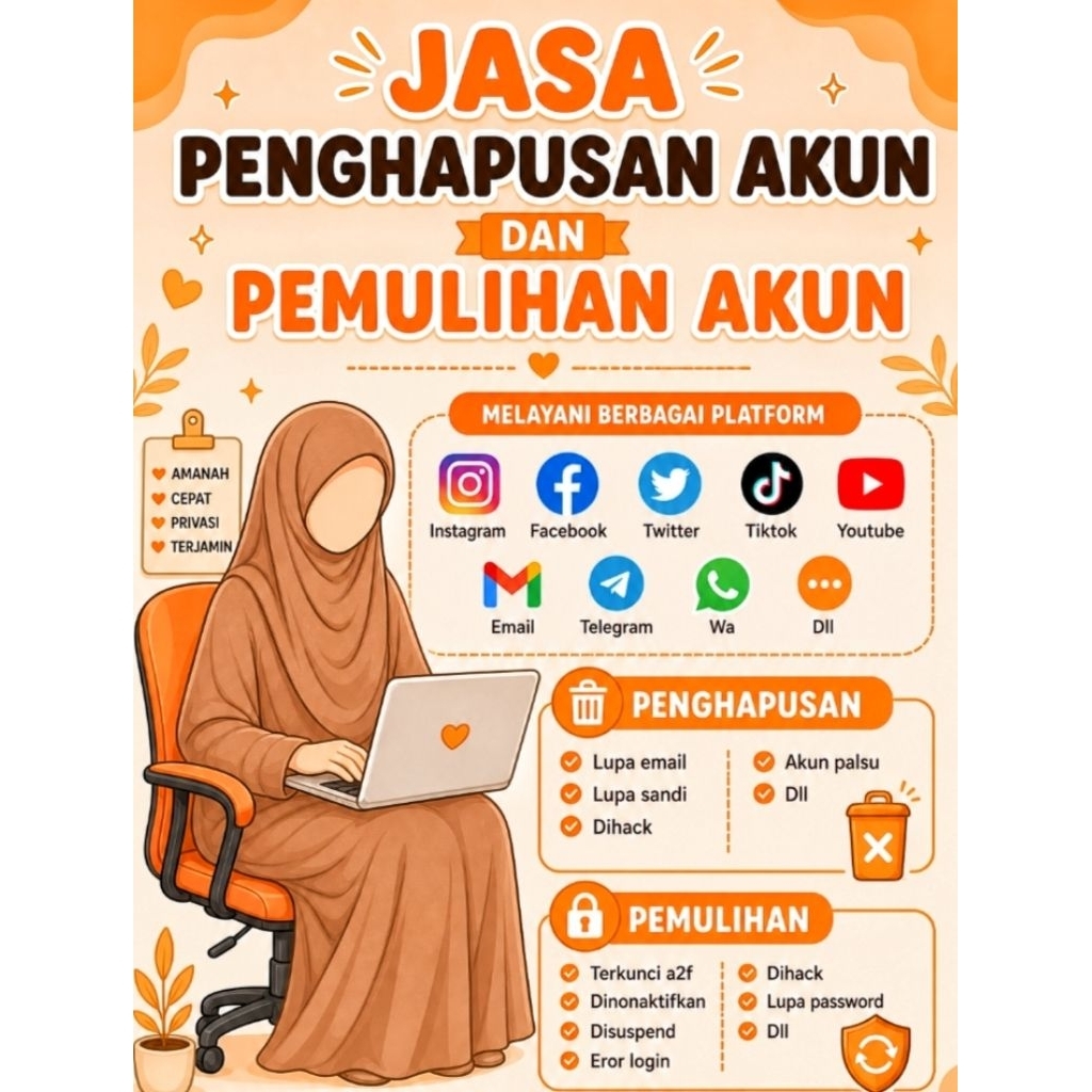Jasa Pemulihan Akun Instagram/Facebook