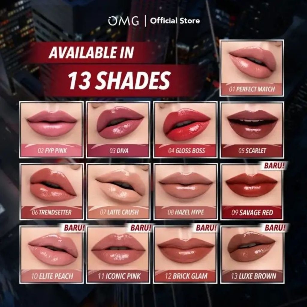 OMG GLOSSY LIP VINYL - MURAH