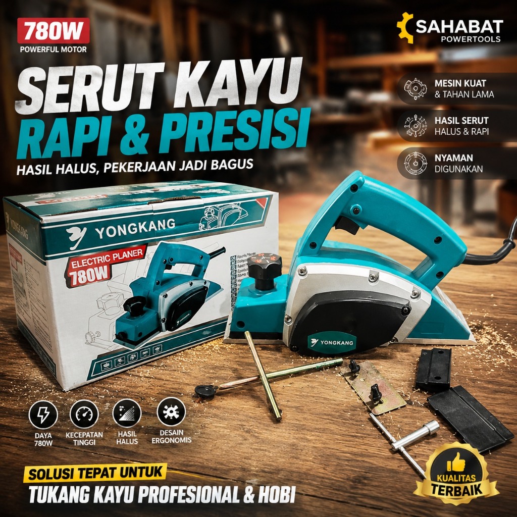 REALPICT !! Stara Mailtank sh-194 Mesin Serut Kayu Ketam Pasah Suguh Kayu Elektrik Planner