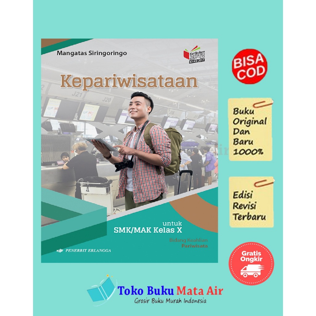 BEST SELLER BIDANG KEAHLIAN PARIWISATA (IPA TERAPAN, KEPARIWISATAAN) C1 SMK/MAK KLS X (KIKD17) ERLAN