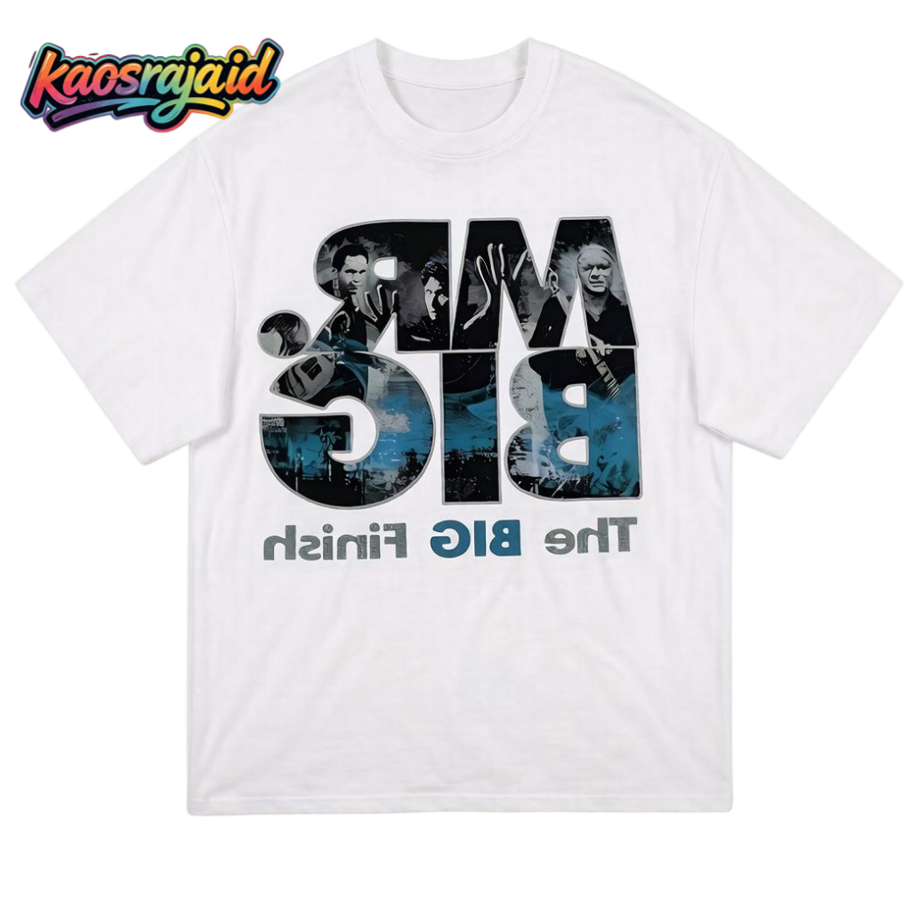 kaosraja.id | Kaos Oversize Desain Grafis Band Mr.Big The Big Finish Vintage Rock Streetwear | Baju 