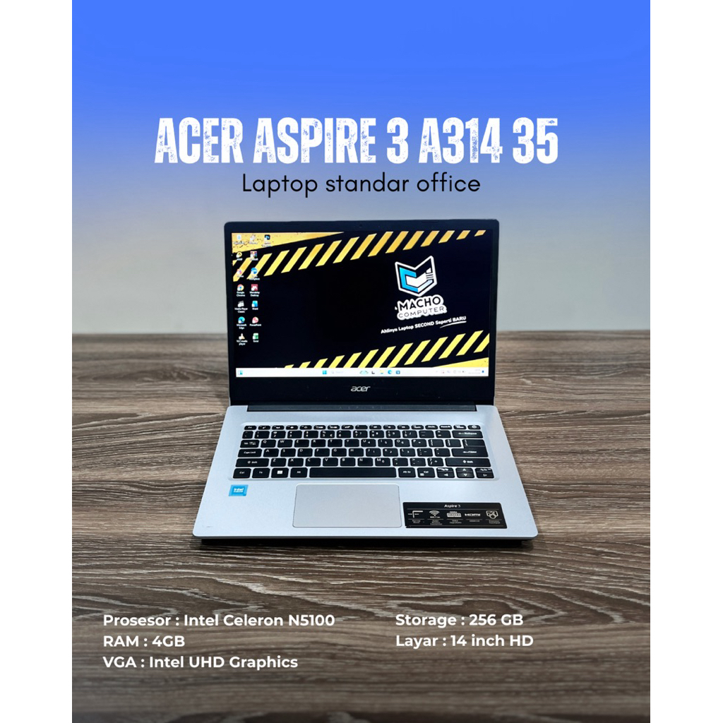 Acer Aspire 3 A314 35 Intel celeron N5100