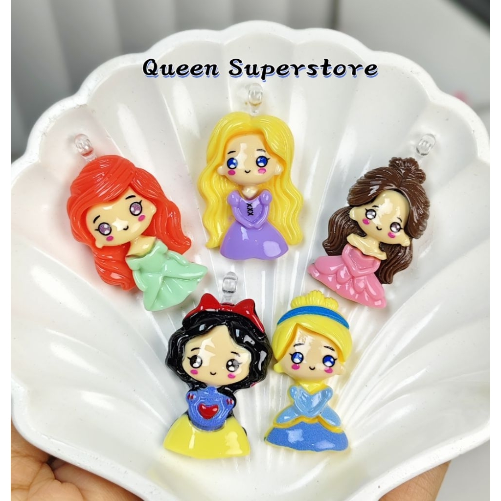 Clay Manik Resin Mote Princess Disney FD