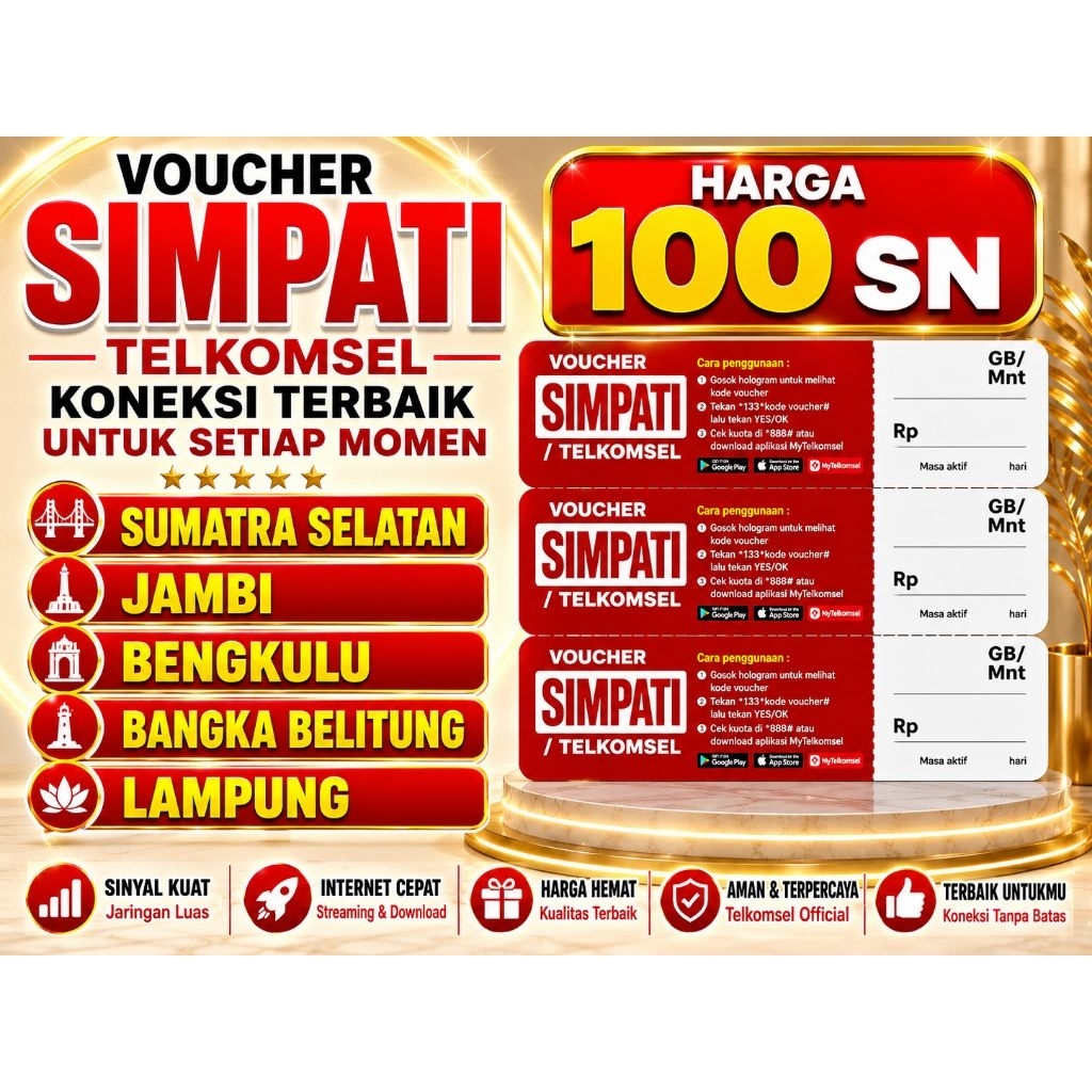 voucher telkomsel  kosong sumbagsel exp 2027