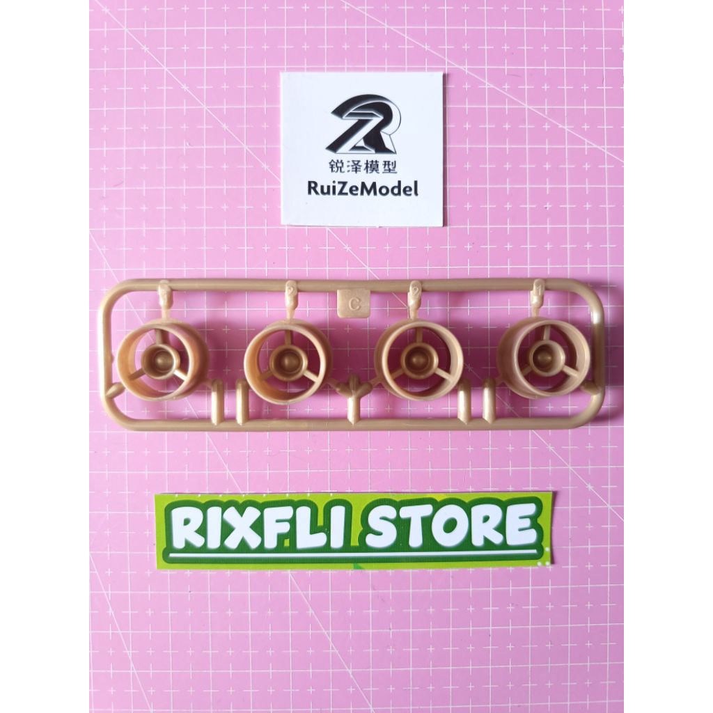 Velg Tamiya KIT RUIZE MODEL Series SPIN COBRA Ukuran SMALL Part Copotan KIT RUIZE MODEL