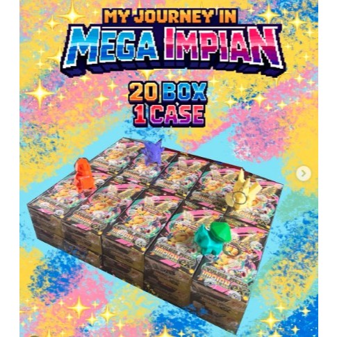 CASE - Pokemon Mega Impian Ex - Pokemon Indonesia TCG | Booster Pack Pokemon - Indonesia