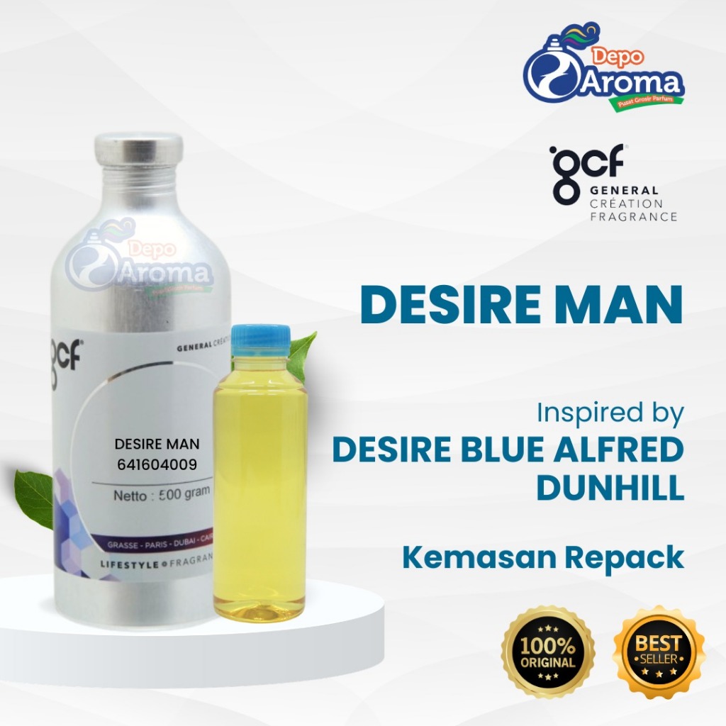 PARFUM BIBIT MURNI - DESIRE MAN - REPACKING - GCF