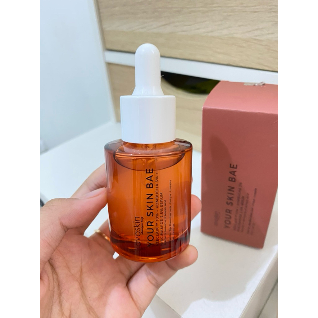 Preloved Serum Wajah Avoskin Your Skin Bae Azeclair 10% + Kombucha 3% + Niacinamide 2,5% 30ml - Menc