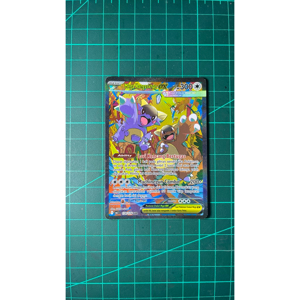 Kartu Pokemon Mega Kangaskhan EX (RAW)
