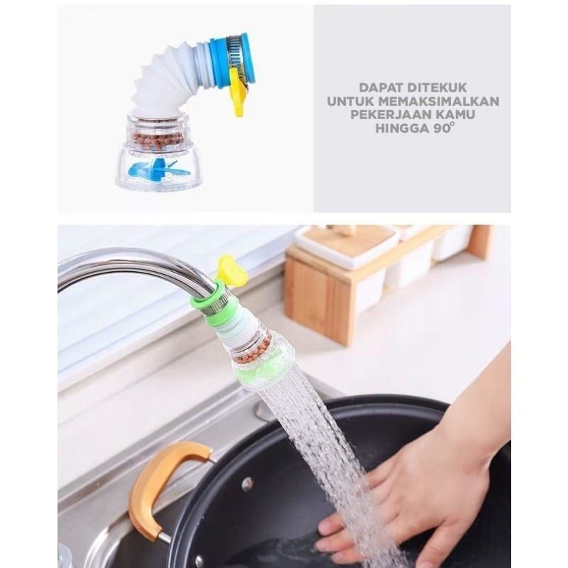Kran baling kipas filter kran air sambungan keran kran baling kipas sambungan kran air fleksibel