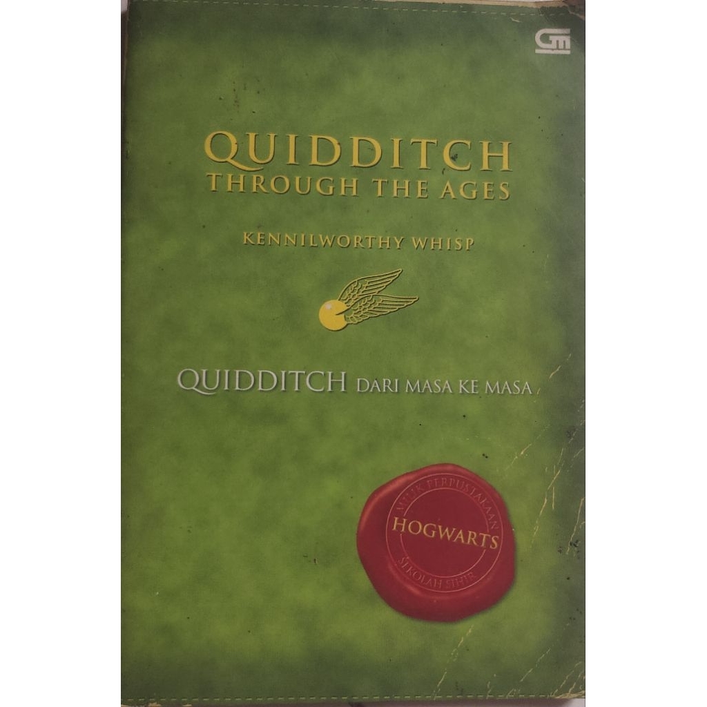 BUKU QUIDDITCH THROUGH THE AGES BEKAS ORIGINAL