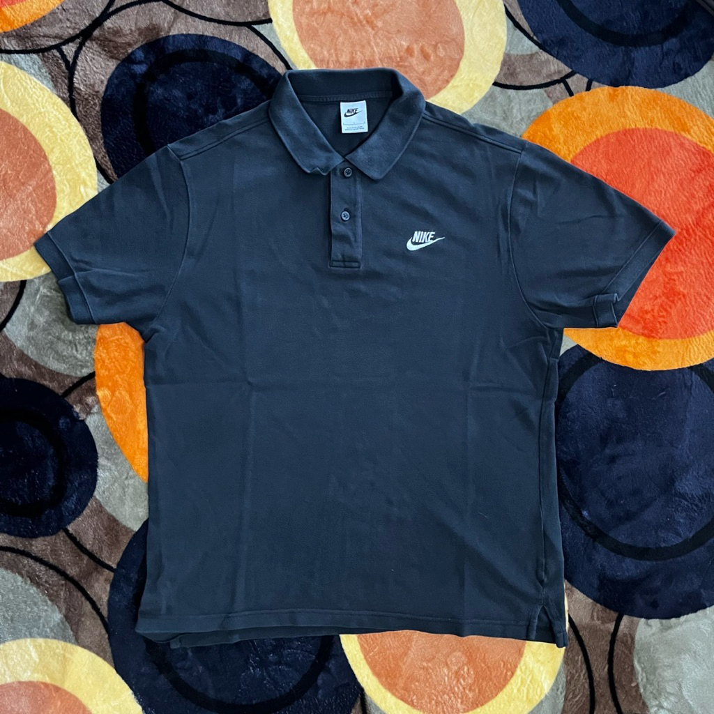 polo shirts nike sportswear men’s black second