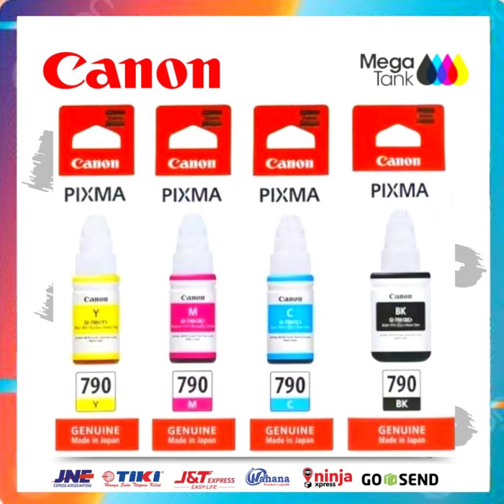 TINTA CANON GI-790 ORIGINAL/HITAM  G1000 G2000 G3000 G4000