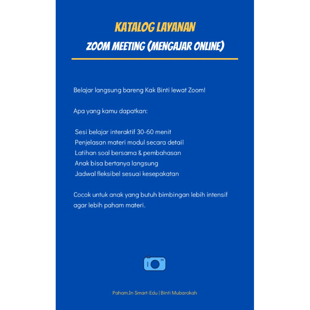 Zoom Meeting (Mengajar Online)