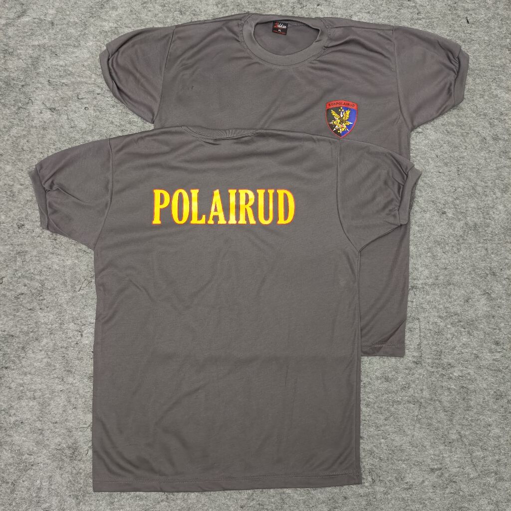 Kaos Coklat Pendek Polairud / Kaos Pendek Polairud / Kaos Polairud