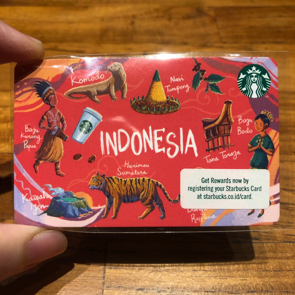 Starbucks Card Indonesia City Heritage - Indonesia Edition - Limited Edition