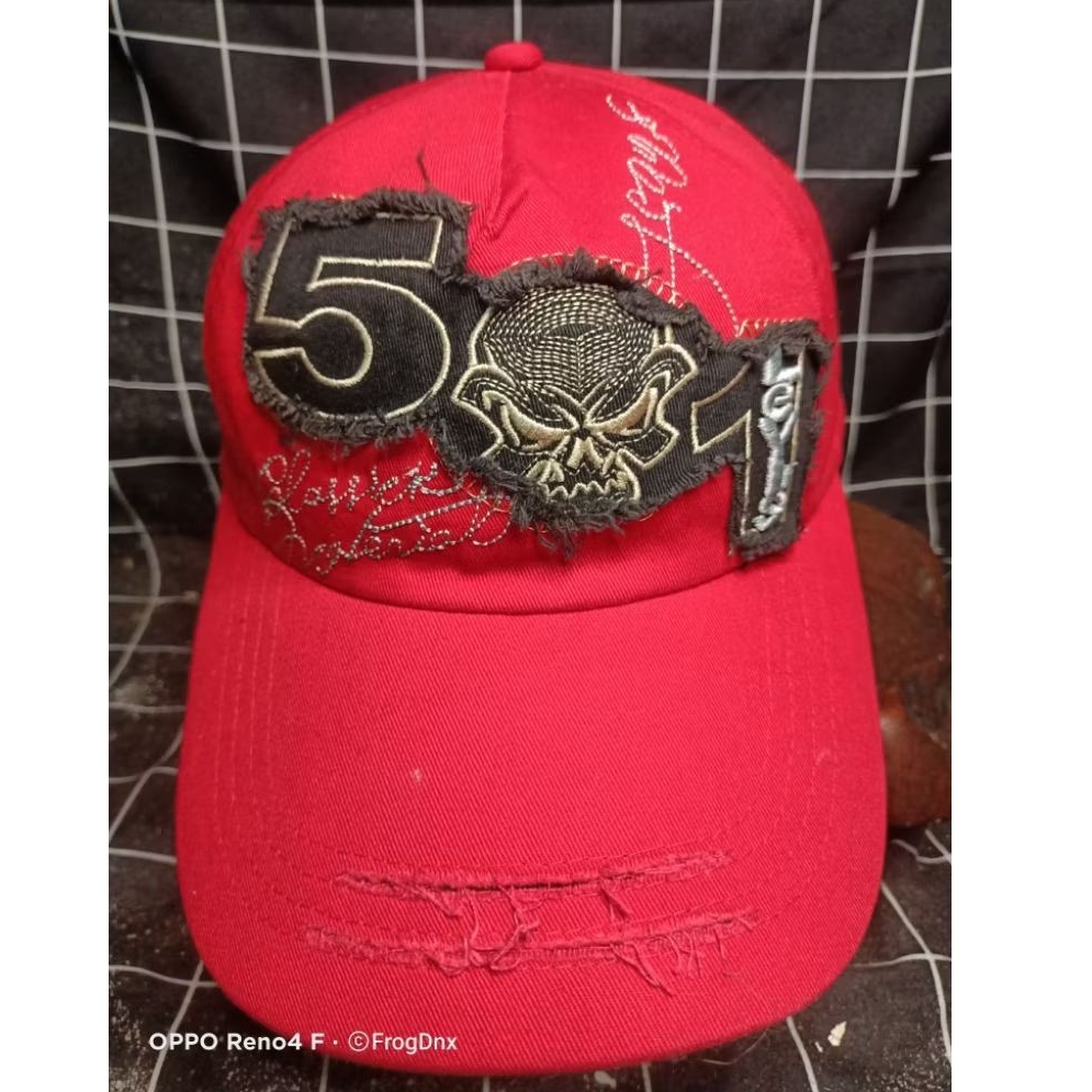 Topi Ripped-501 Levis-Fashien-Simple cap-Dewasa