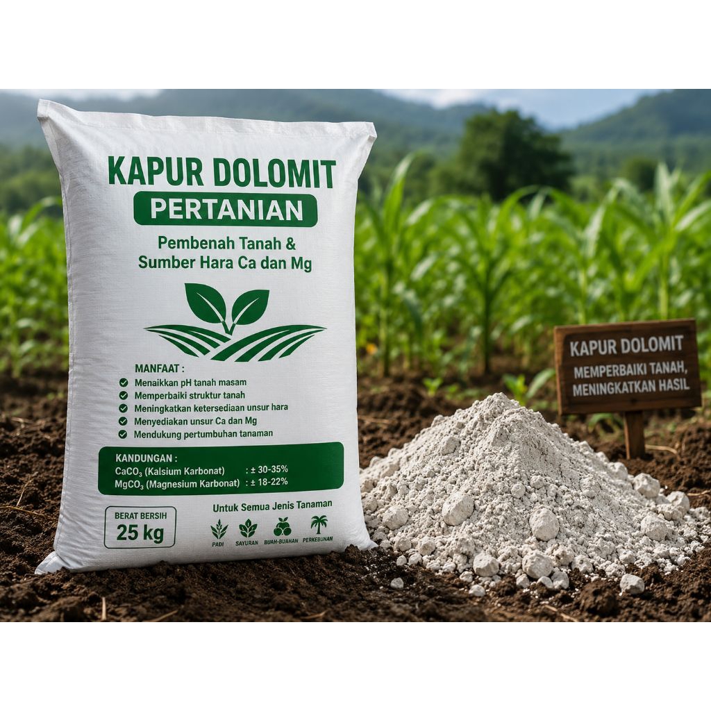 Kapur dolomit pertanian