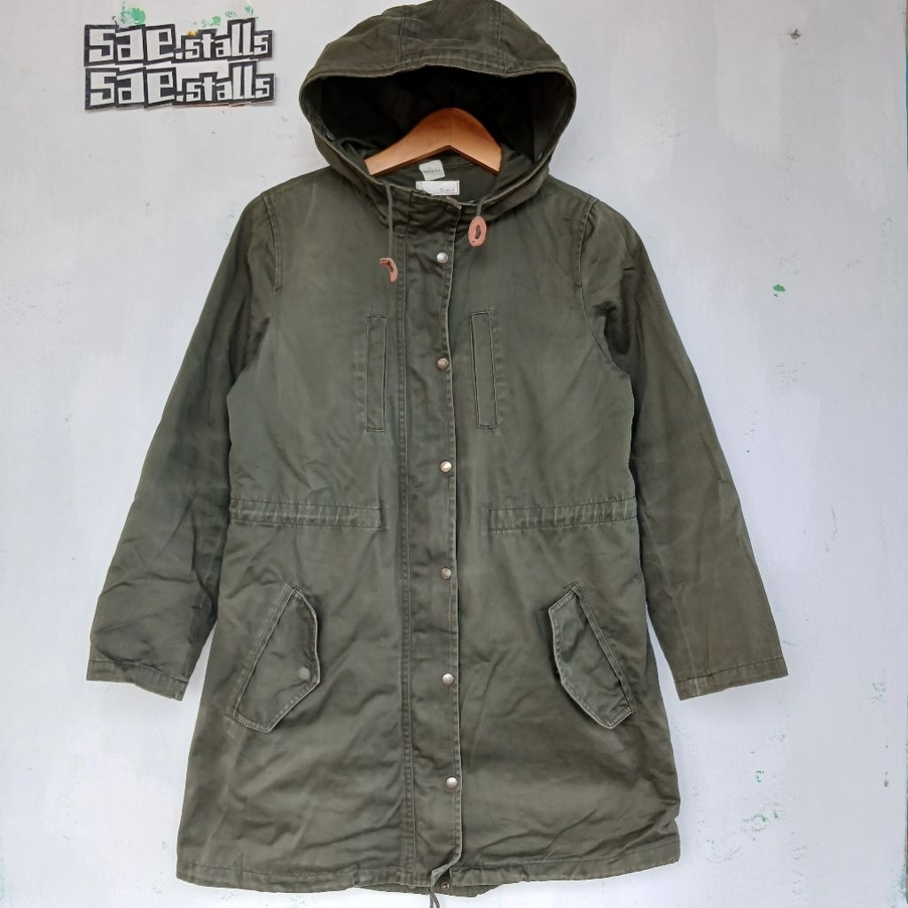 Jacket Parka Hoodie Army