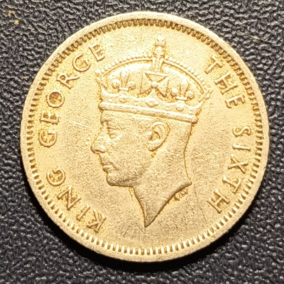 Koleksi Koin Asing Malaya 10 Cents King George