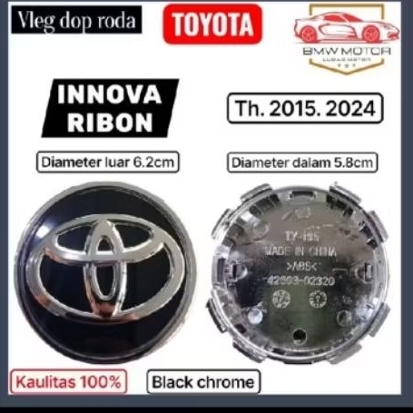 tutup dop roda velg mobil Innova ribon rush Avanza