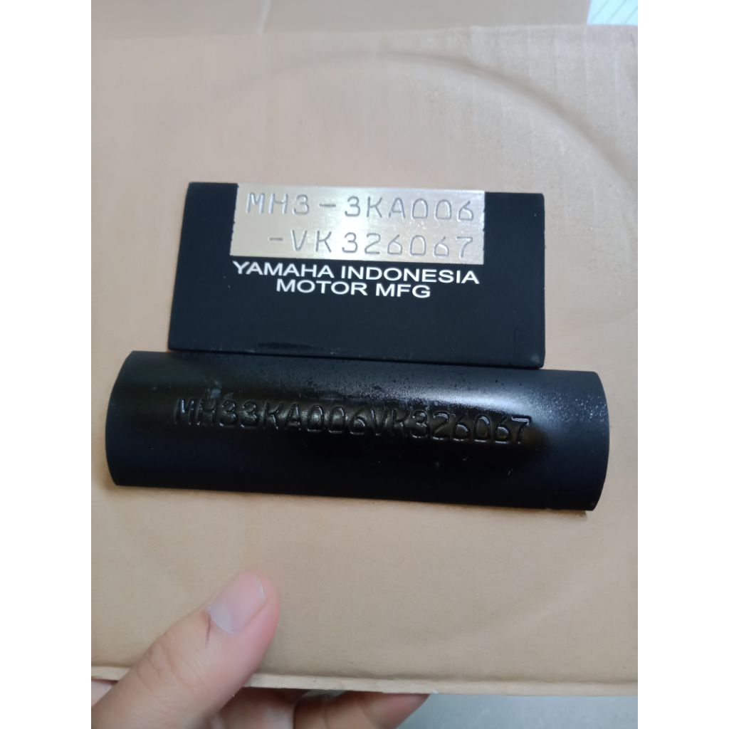 Ketok Nomor rangka / nomor mesin YAMAHA RX KING Vin / peneng (perbaikan)