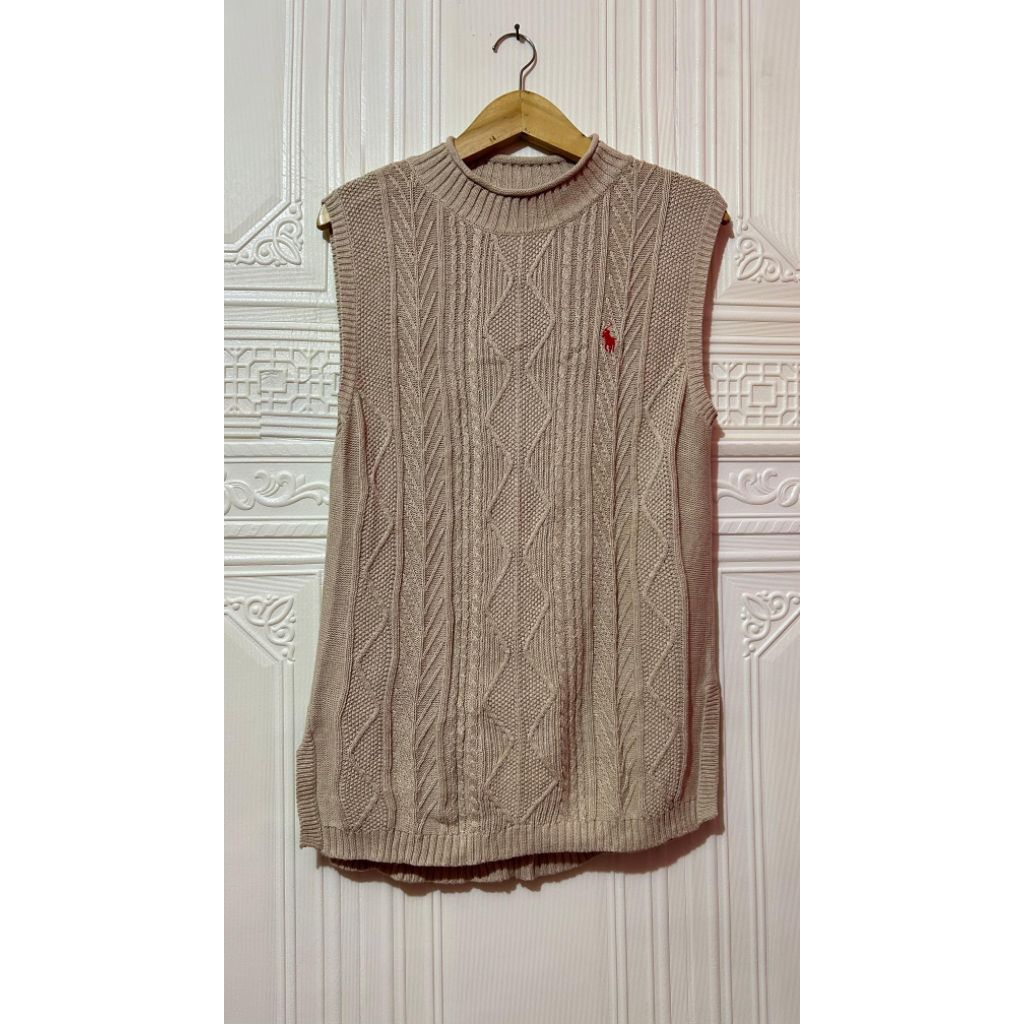 Vest Rajut Kepang Polo Ralph Lauren