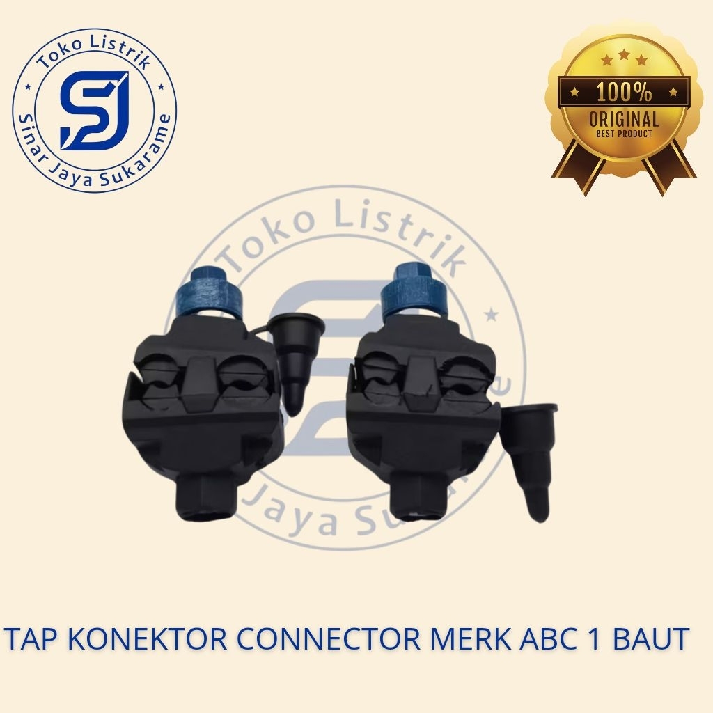 TAP KONEKTOR CONNECTOR MERK ABC 1 BAUT