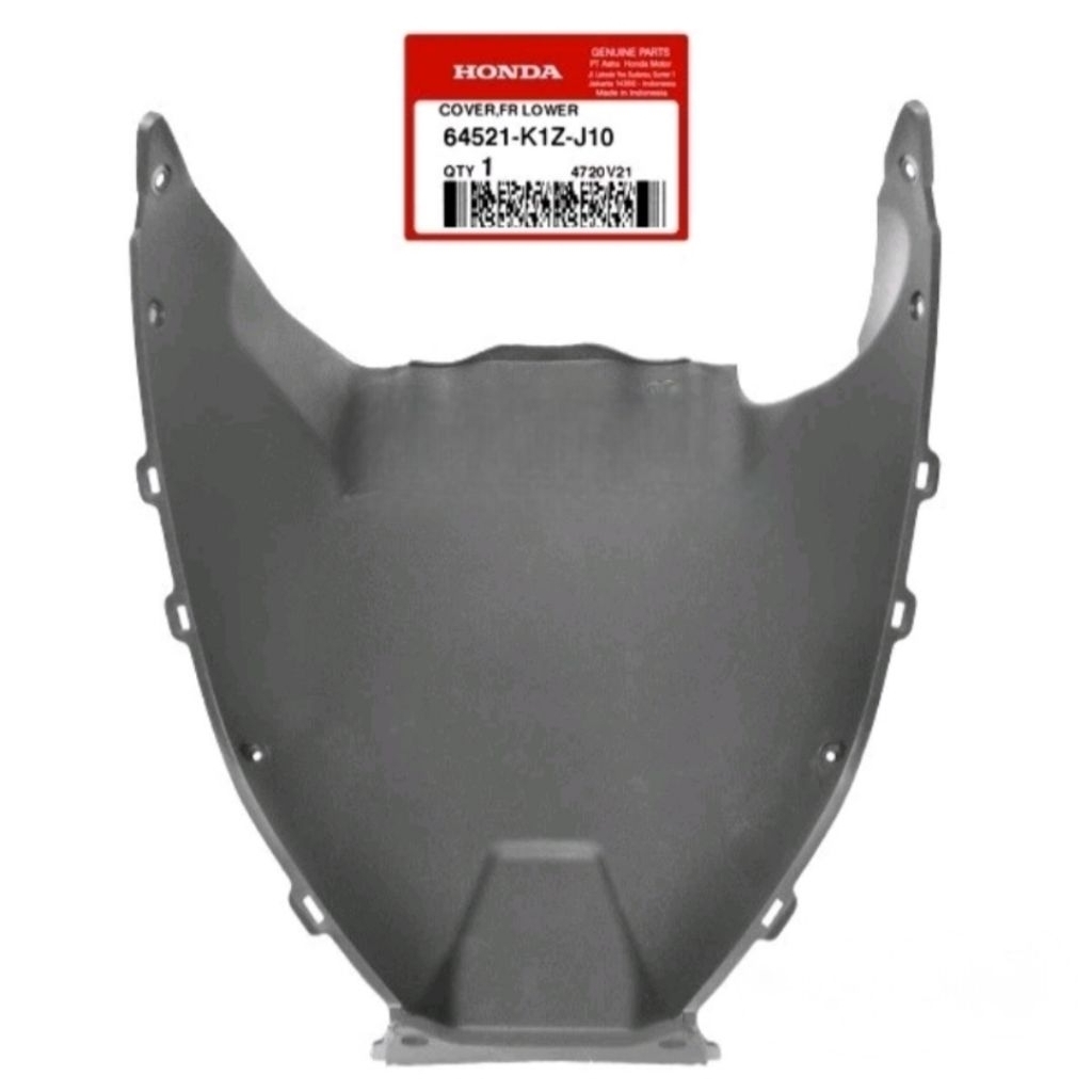 64521-K1Z-J10 Cover front lower dek paru penahan lumpur PCX 160 original