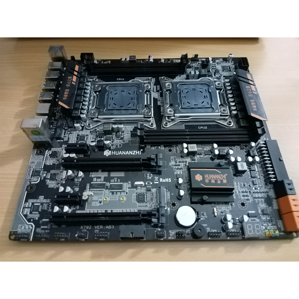 MOBO X79 DUAL CPU DDR3 LGA 2011 SUPPORT XEON E5 V1 & V2
