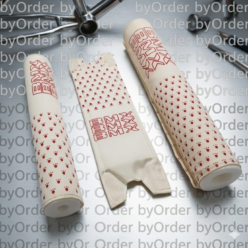 PAD SET BMX PUTIH TAIWAN PARTS FIT FOR USER DYNO HUTCH SKYWAY GT MONGOOSE REDLINE OSBMX NOS