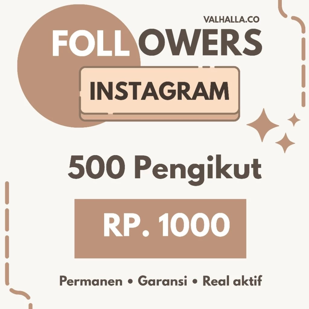Jasa Penambah Follower Tktk / IG Indonesia Real Followers Instagram