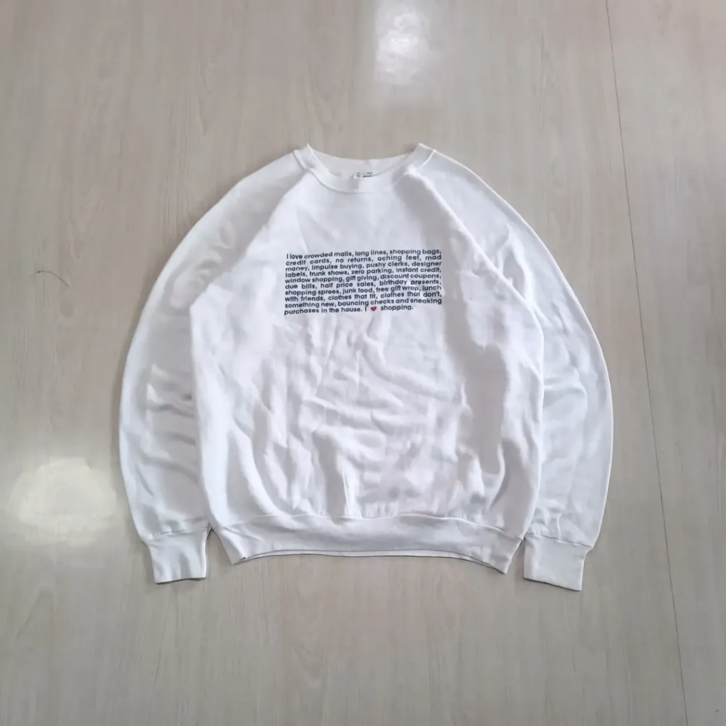 FRUIT OF THE LOOM CREWNECK PUTIH