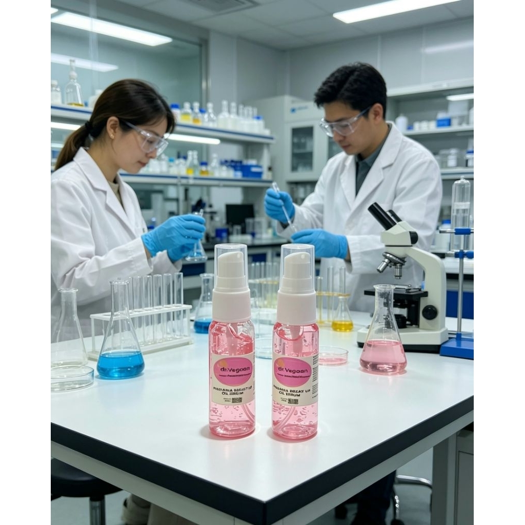 (PRIVACY) PEMBESAR & PENGENCANG PAYUDARA OIL SERUM BREAST UP - NEW FORMULA WITH DNA SALMON + VIT E C