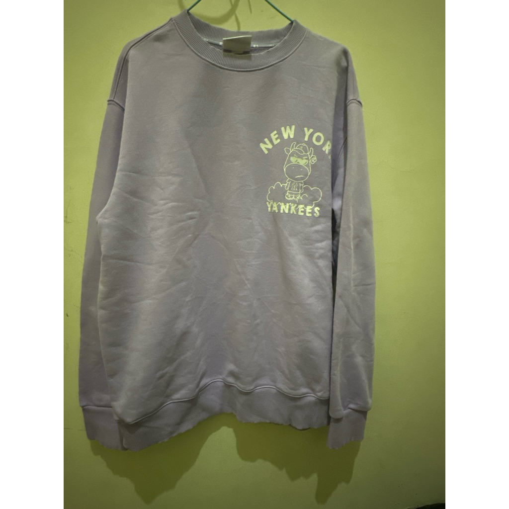 Cn Crewneck Mlb yankees ungu