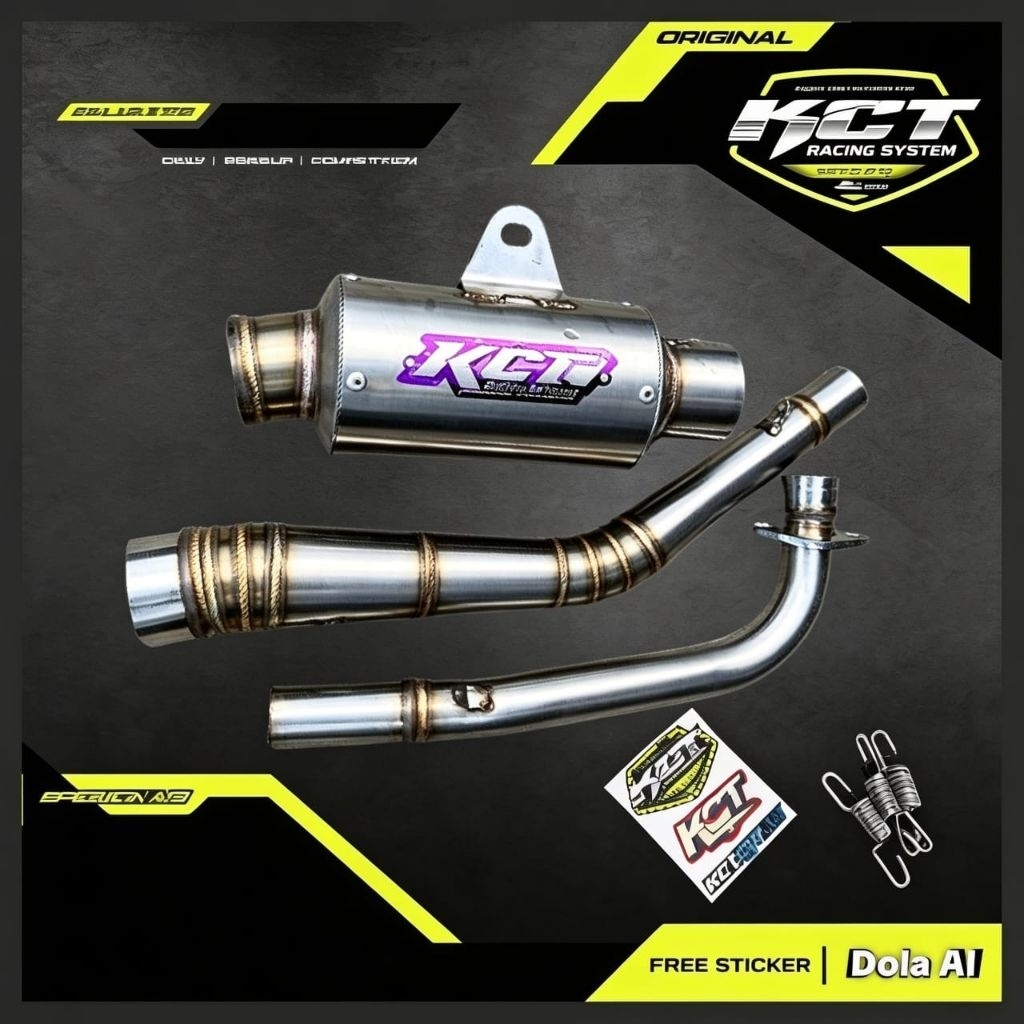 KNALPOT GTX TAXI GABAH RBT ORIGINAL KCT