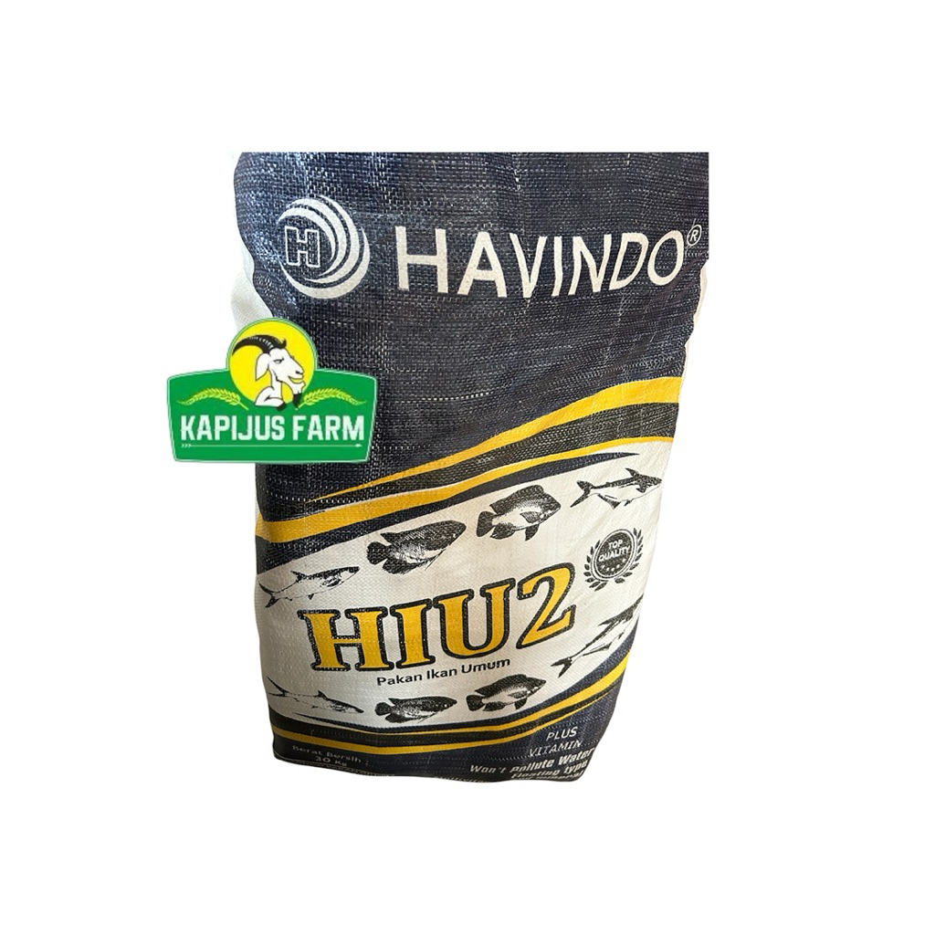 Pakan ikan HIU 2 havindo pakan apung ikan air tawar lele gurame nila patin bawal mujair